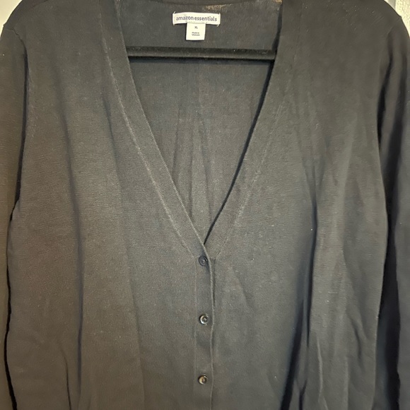 NWT Amazon black cardigan xlarge - Picture 5 of 6
